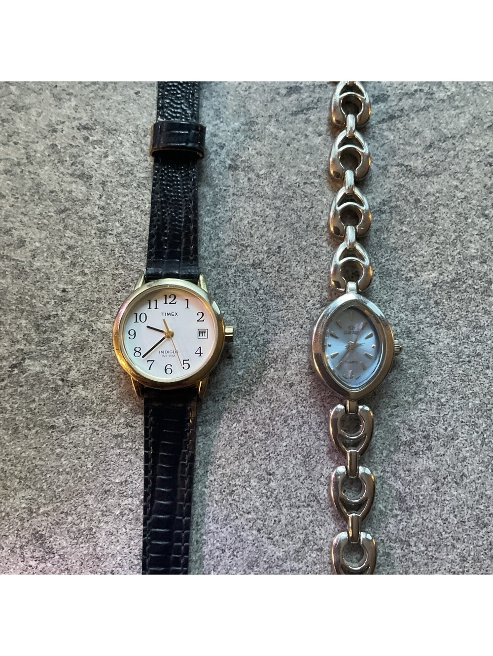 Pair Of Vintage Womens Watches Jean Paul And Timex Both Run Great A6